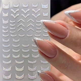 Miếng Dán Trang Trí Móng Tay 3d Lấp Lánh