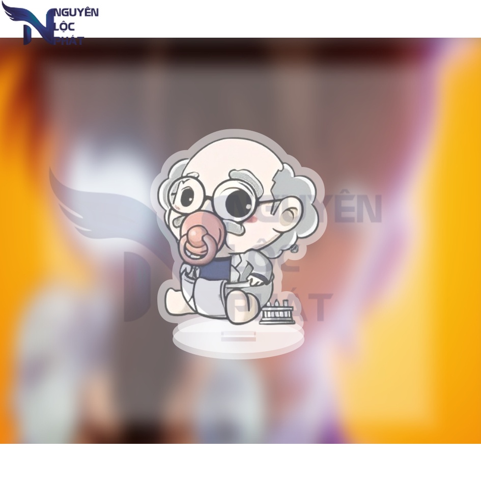 Mô Hình Standee truyện tranh Conan Nhân vật Kudo Shinichi VER CHIBI dễ thương trang trí bàn học tập nlpshop 3cm/5cm/10cm