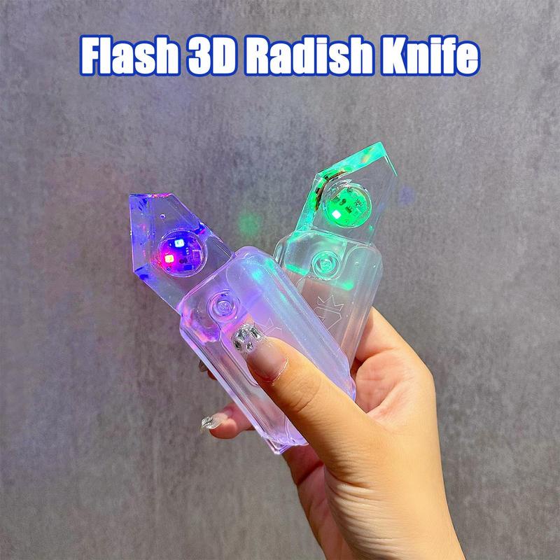 Trong Suốt Mặt Dây Chuyền Hình Bướm 3d Phát Sáng Độc Đáo
