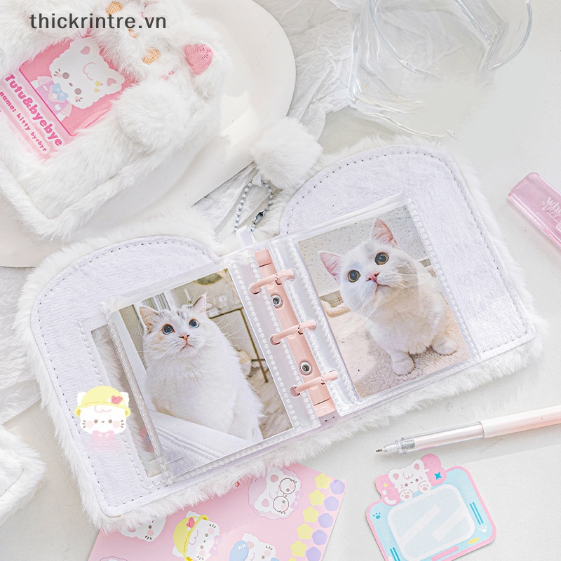 Album Đựng Thẻ id Sưu Tầm Bằng Lông Nhung Phong Cách Hoạt Hình Hàn Quốc vn