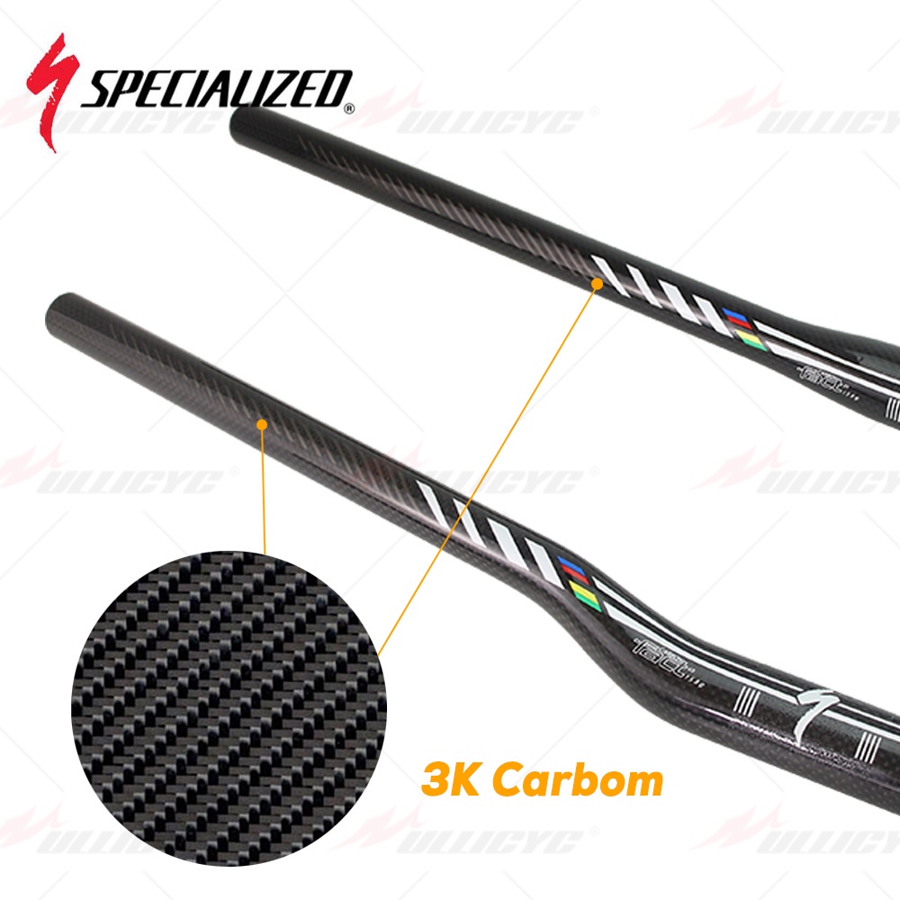 Tay Lái Xe Đạp Leo Núi 3k 31.8 Kích Thước 580mm - 740mm Chất Liệu Sợi carbon