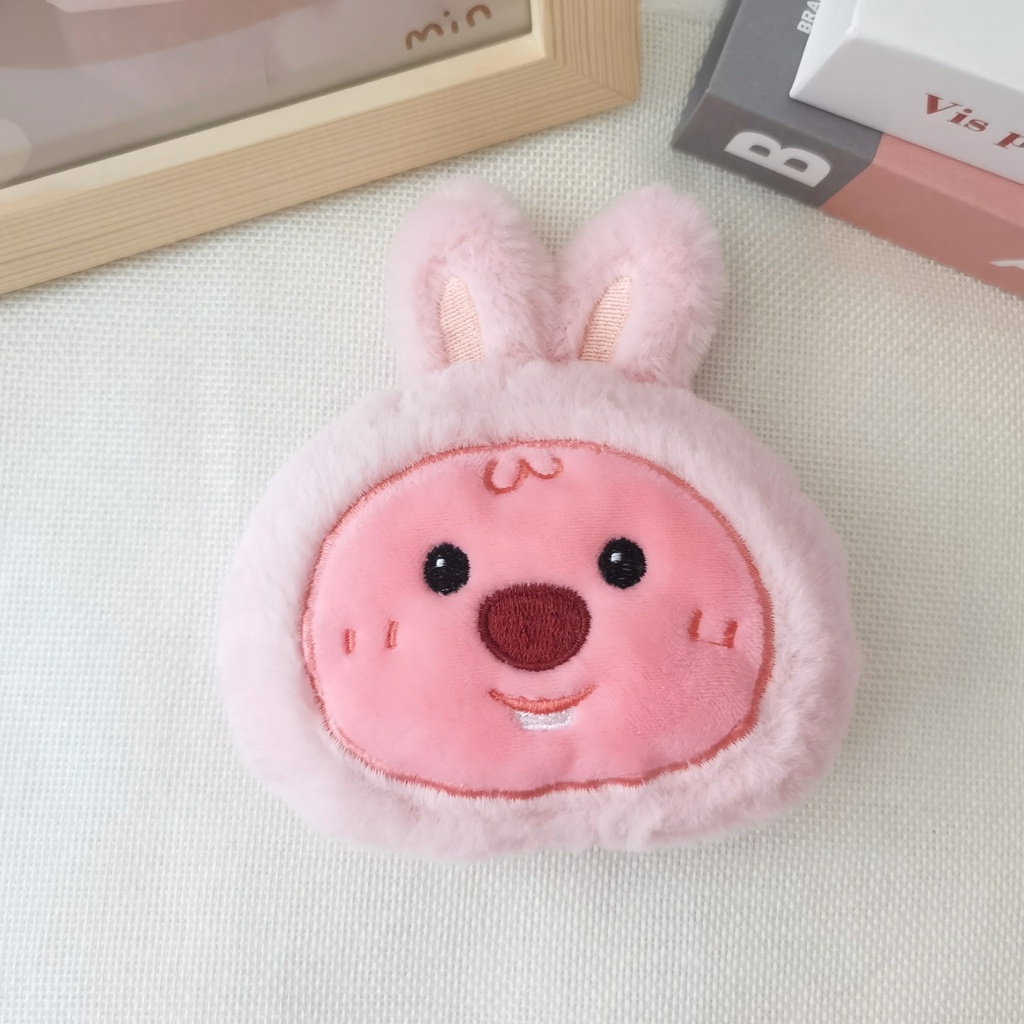 Dễ Thương Phụ Kiện Cài Tóc Hình Tai Thỏ Bông Đáng Yêu