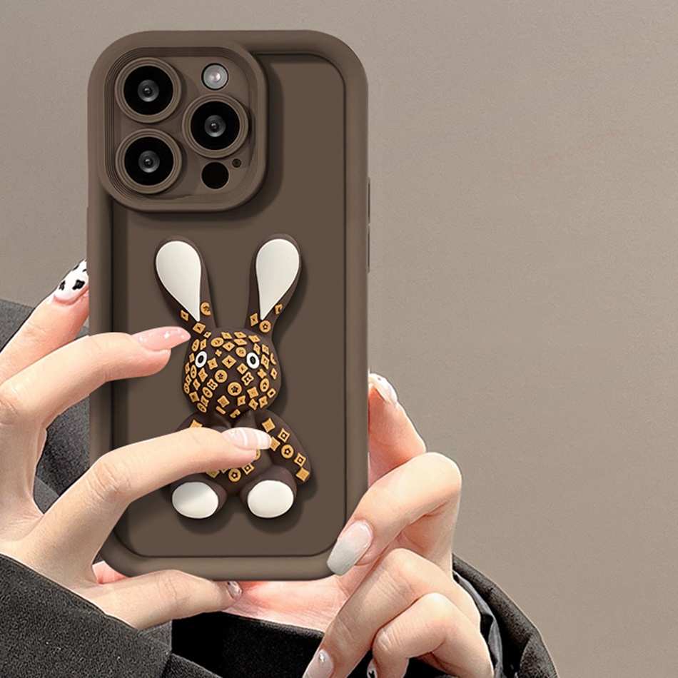 Hoạt Hình Ốp Điện Thoại Silicon Dẻo Hình Gấu 3d Cho iphone 11 12 13 14 15 pro max plus 11pro 13pro 6 6s 7 8 plus x xr xs max 15pro