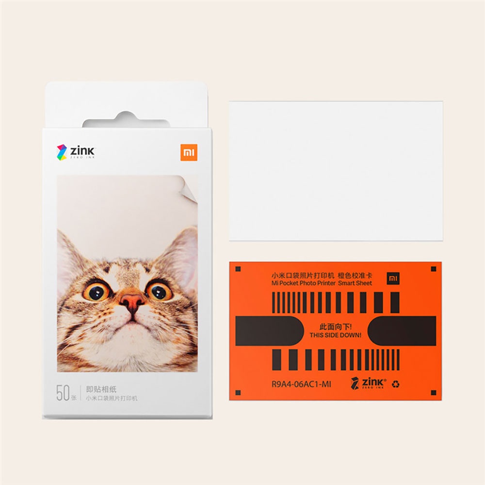Set 50 Giấy in cho máy in ảnh bỏ túi mini Xiaomi XMKDDYJ01HT - Shop Mi HN Store Offical