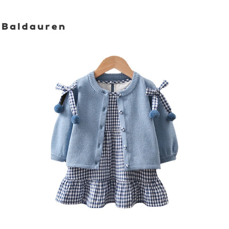 Baldauren Váy Bé Gái váy váy trẻ em công chúa bé gái thời trang dễ thương đẹp 2023 NEW KLQ23A0S8L 43Z231024