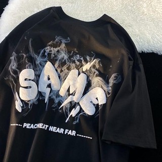 ÁO Cotton khô in chữ nổi SAME