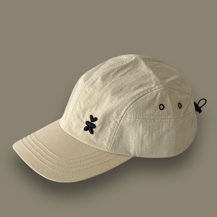 Mũ Lưỡi Trai Mỏng Thoáng Khí Nhanh Khô Phối Dây Rút Phong Cách Nhật Bản Thời Trang Cho Nữ