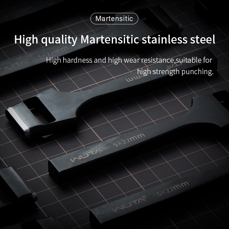 Wuta Dụng Cụ Đục Lỗ Thắt Lưng Da Hình oval