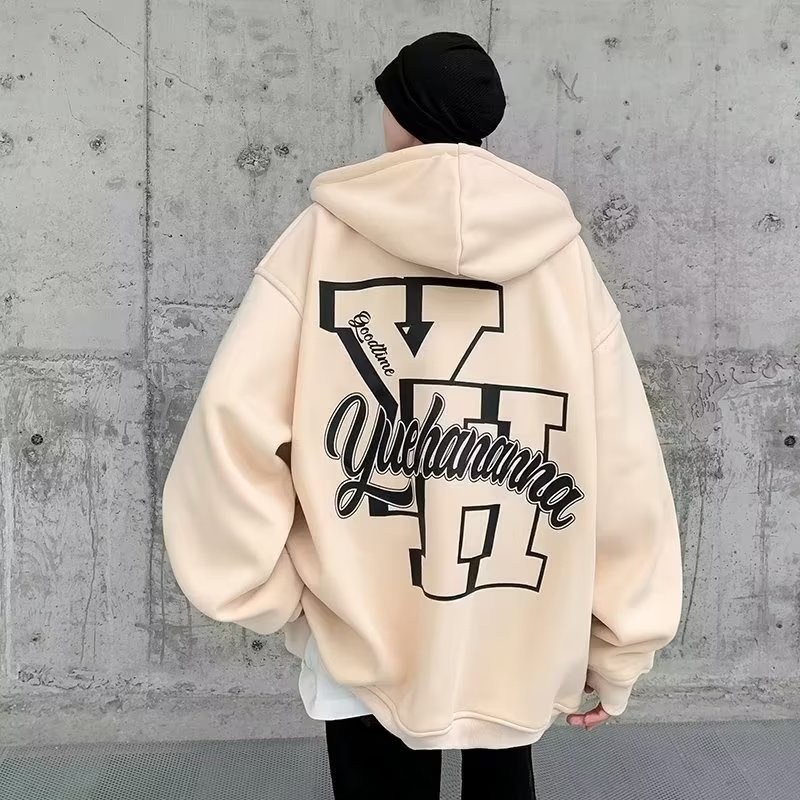 Áo Khoác Hoodie Phong Cách Đường Phố Thời Trang Xuân Thu Cho Nam Giới