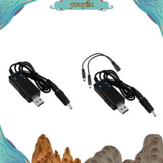 Cáp chuyển đổi usb tăng áp dc 5v sang 9v 12v 3.5x1.35mm