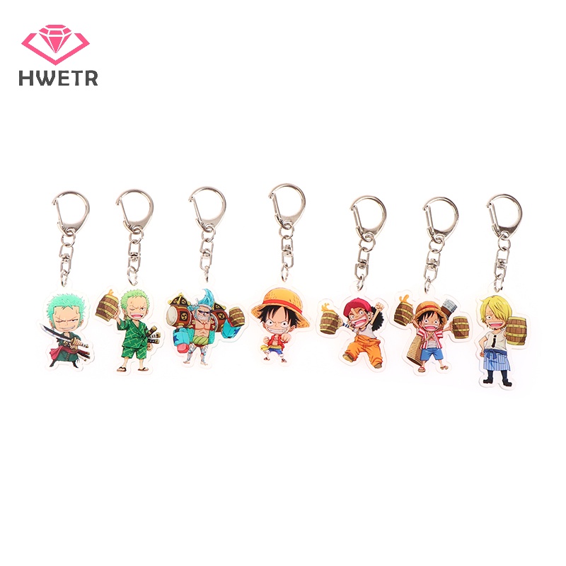 Hwtr Móc Khóa Điện Thoại Bằng acrylic Hình Nhân Vật luffy Trong Phim Hoạt Hình peripheral Mới