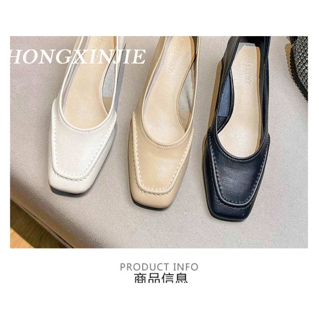 HONGXINJIE  dép sandal nữ đế cao giày cao gót nữ đi chơi giày sandal Thời thượng Thời trang Phong cách đơn giản Tiện lợi FYD2391GYP38Z230919