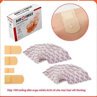 Hộp 100 miếng dán y tế urgo dán vết thương, băng gâu cá nhân  _GD888