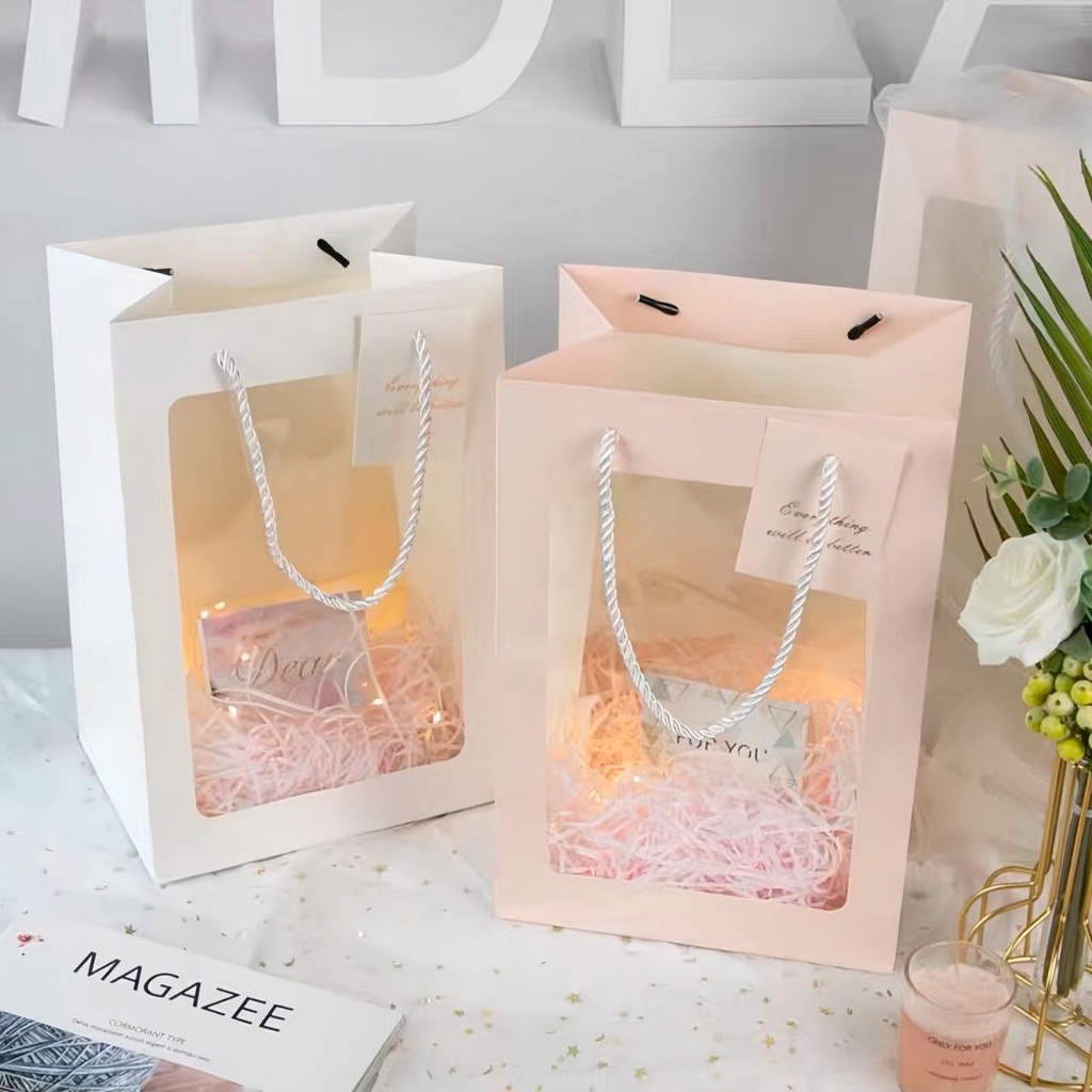 Túi Quà Tặng Đồ Chơi Nhồi Bông Nhẹ Cho Ngày Giáng Sinh / Lễ Tình Nhân