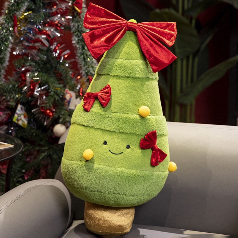 🎄Christmas Búp Bê Nhồi Bông Hình Cây Thông Giáng Sinh Dễ Thương