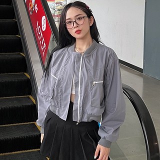 Áo khoác gió bomber 2 lớp - . - aokhoacgiobomber096_p6k8