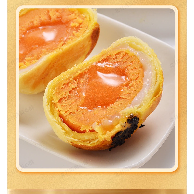 Bánh trứng chảy Đài Loan ngàn lớp ,nhânh trứng muối sánh mịn thơm ngon vô cùng hấp dẫn