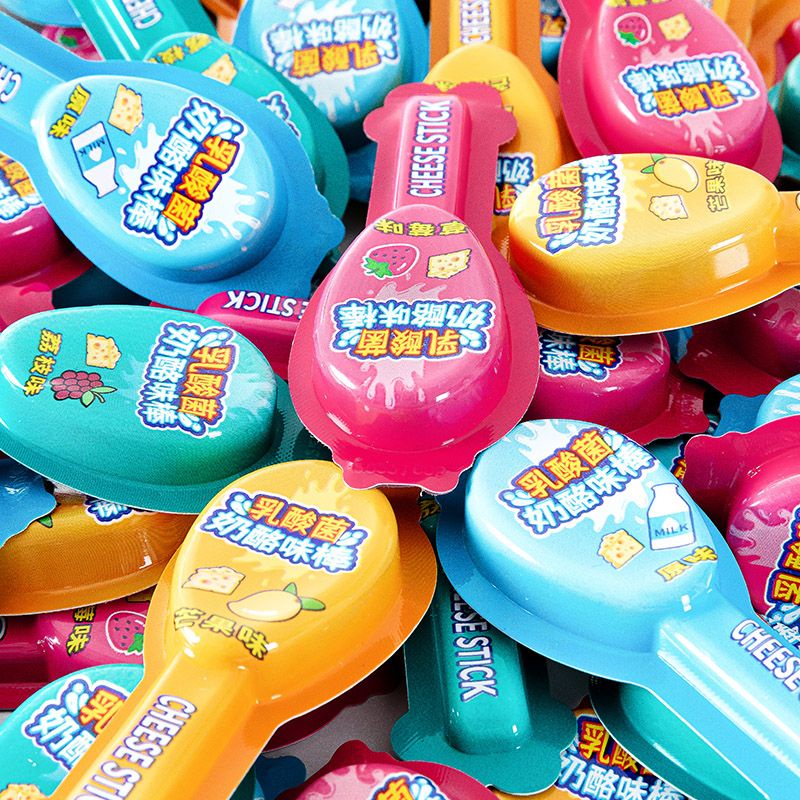 Que phô mai que vi khuẩn axit lactic que trái cây kẹo mút đồ ăn nhẹ cho trẻ em sản phẩm pho mát bán buôn kẹo nổi tiếng t