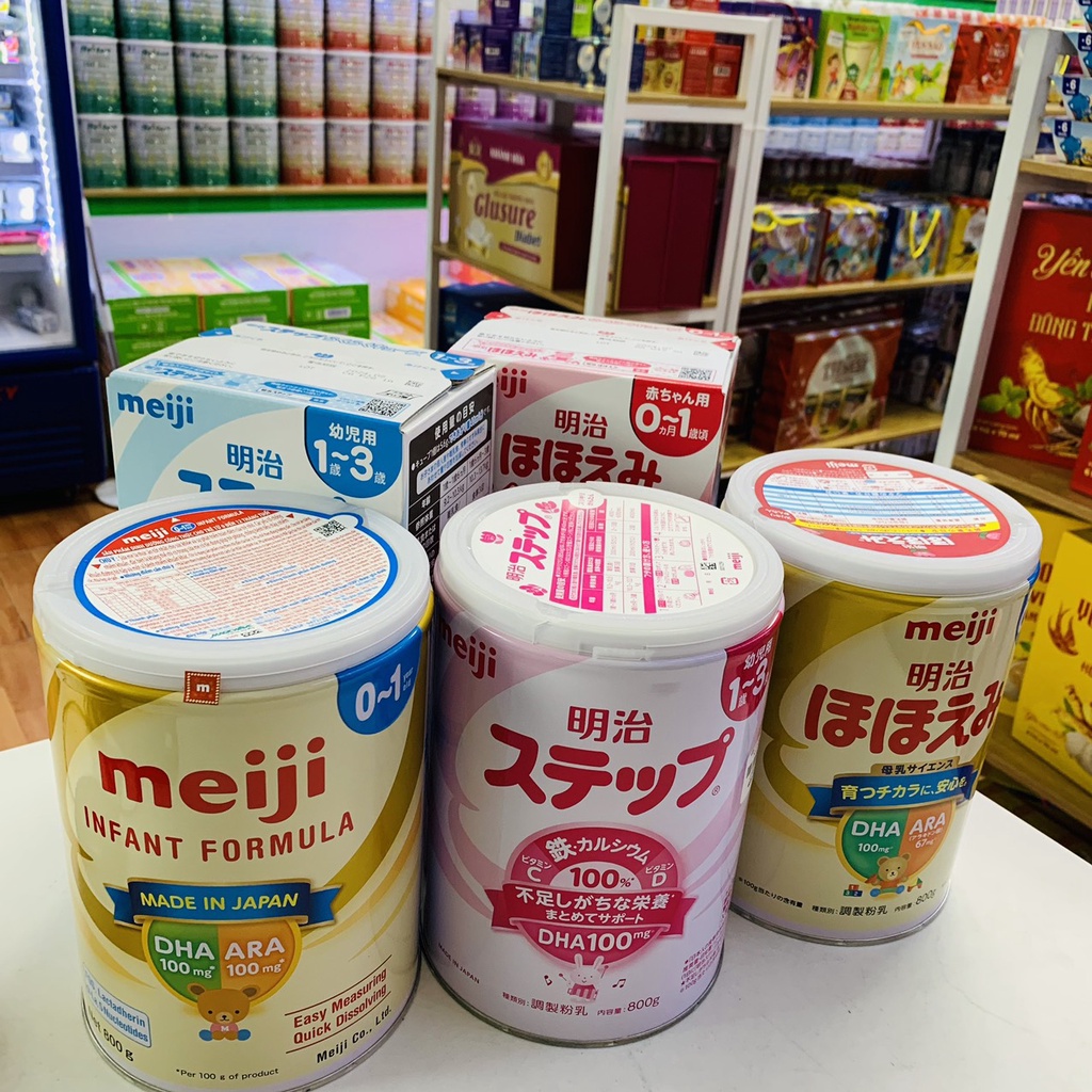 SỮA MEIJI LON, MEIJI THANH  HÀNG NỘI ĐỊA NHẬT - HÀNG NHẬP KHẨU