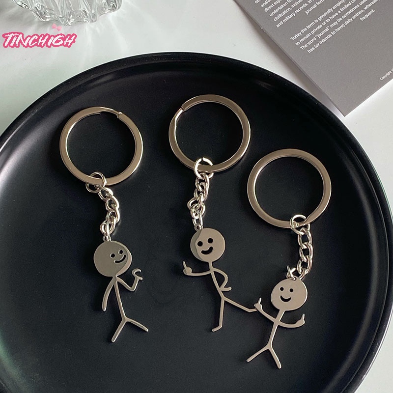 Móc Khóa Cặp Đôi Hình Ngón Tay Giữa Trái Tim Dễ Thương Cá Tính Vui Nhộn