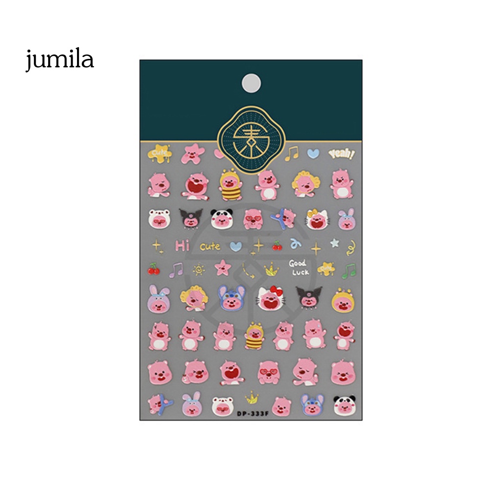 Lameila Miếng Dán Trang Trí Móng Tay Tự Dính Siêu Mỏng Họa Tiết Hoạt Hình Thủ Công Cho Nữ