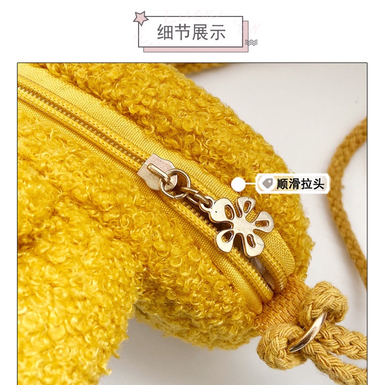 Mới Túi Đeo Chéo Hình Thỏ Xinh Xắn Dành Cho Bé Gái
