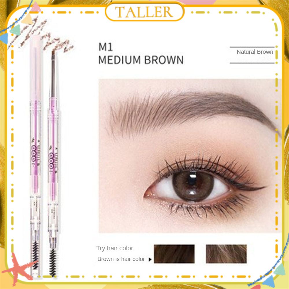 ✧Ready Stcok Flortte Bút Kẻ Mày Hai đầu Cực Mịn Bút Chì Kẻ Mày Tự Nhiên Mịn Màng Không Thấm Nước Dễ Tô Màu Lâu Trôi Trang điểm Mắt CAO HƠN