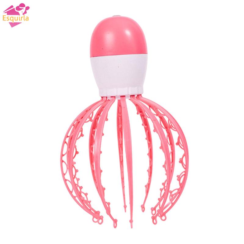Esquirla Máy massage Đầu Hình Bạch Tuộc Giúp Thư Giãn Cho Tóc Giả
