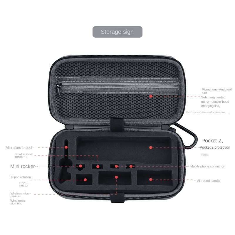 Phù Hợp Túi Đựng Máy Ảnh Cầm Tay Cho dji pocket 2