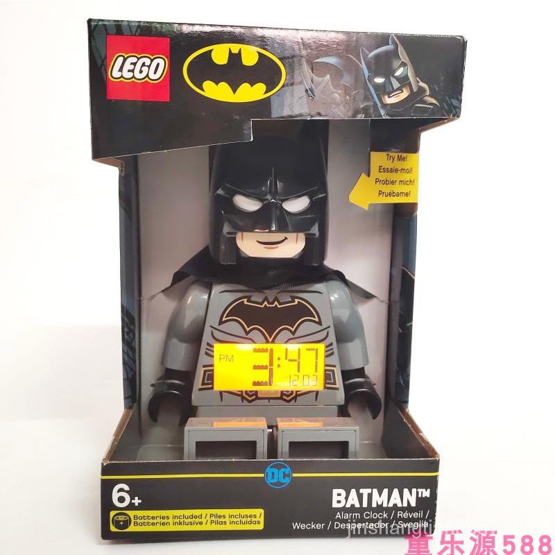 Đồng Hồ Báo Thức Mini Hình lego Siêu Nhân / Người Dơi / ninja star wars Sáng Tạo Cho Học Sinh