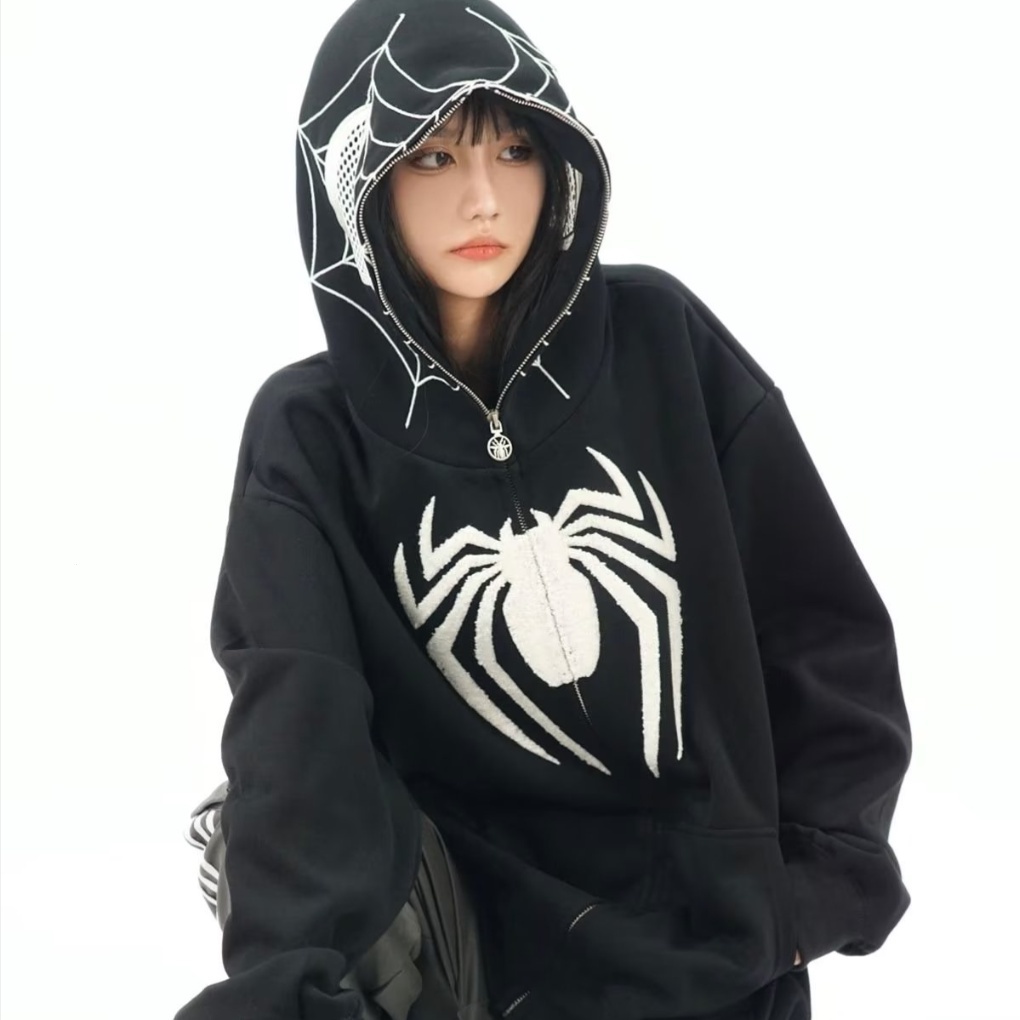 Áo Hoodie Người Nhện Nam Nữ Thêu Hình Người Nhện big size Chất Lượng Cao Cho Nam Nữ hoodie zip áo hoodie nam nữ form rộng