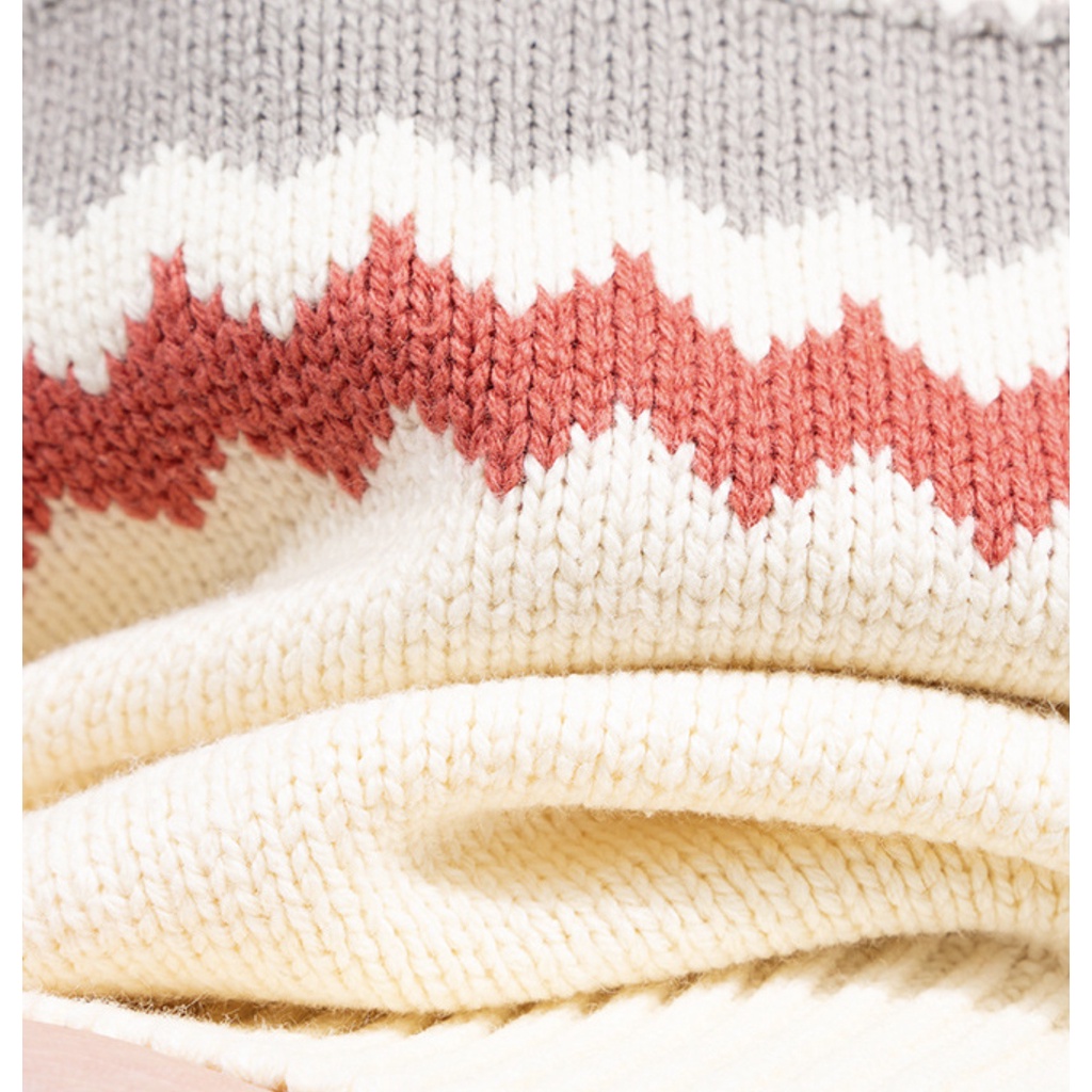 Áo len bé trai WELLKIDS áo len hoạ tiết đẹp cho bé