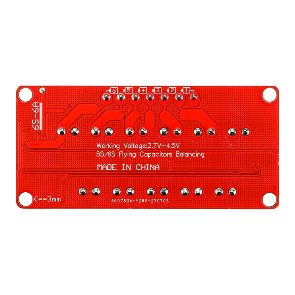 Bảng Mạch Cân Bằng Năng Lượng Pin sắt  lifepo4 ZIQQUCU 3s 4s 6s 6a