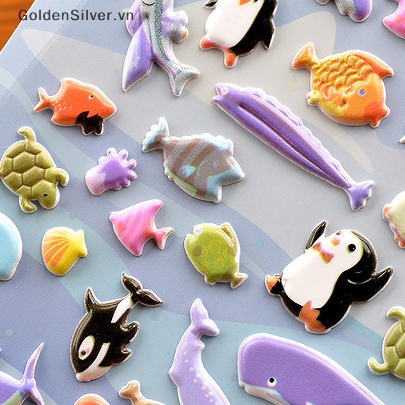 Goldsilver Hình Dán 3d Hình Cá Heo Cá Heo Sinh Động Cho Bé vn