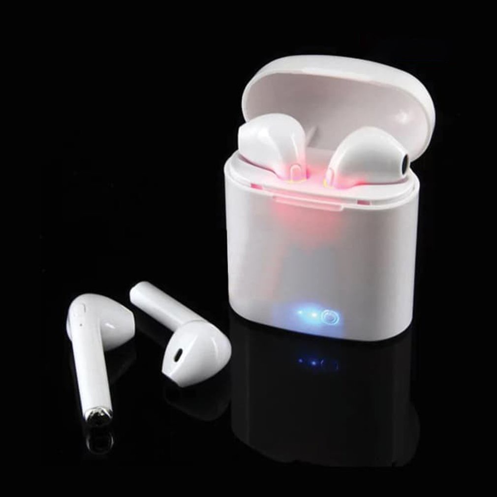 PK Wireless Earphone I7/i7S 5.0 Wireless Earphone Noise Canceling Earphone