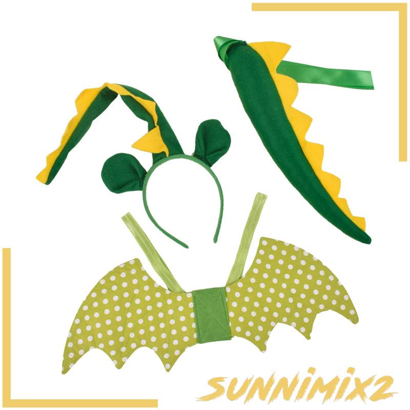 Set 3 Món Đồ Hóa Trang Khủng Long Có Cánh Cho Bé