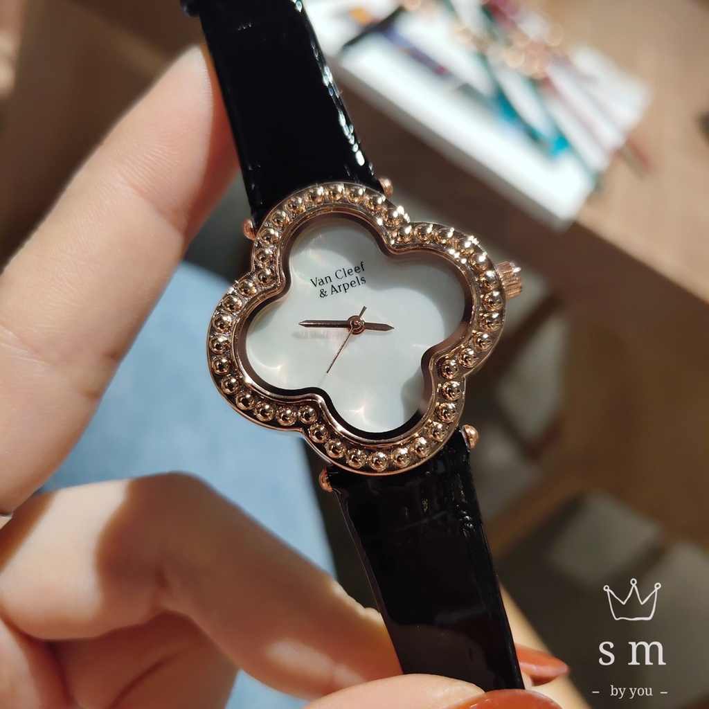 Đồng Hồ Đeo Tay Máy quartz Mặt Vỏ Sò Thời Trang Cho Nữ