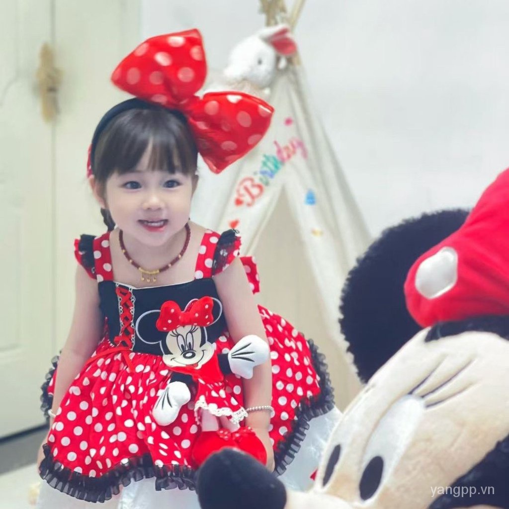 Hàng Mới Về Đầm Công Chúa lolita Hai Dây Phong Cách Cổ Điển Thời Trang Mùa Thu Cho Bé Gái