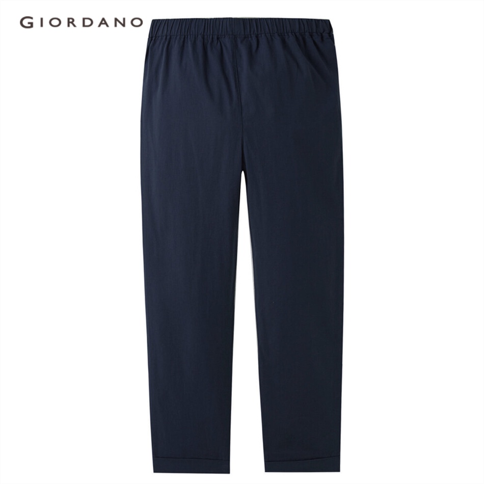 Quần GIORDANO 05423354 cotton lưng thun nhẹ dành cho nữ