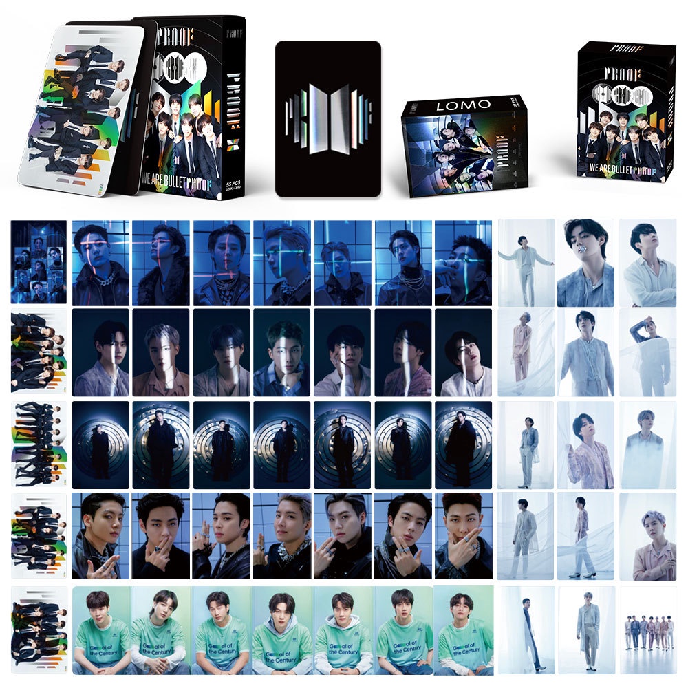 Set 55 Tấm Ảnh Lomo Card Nhóm Nhạc BTS