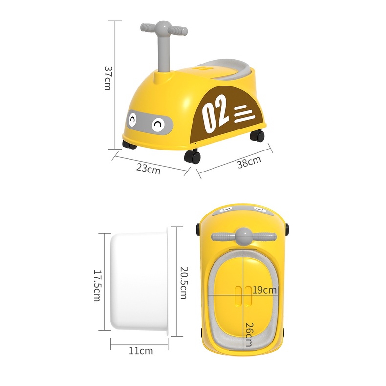 Bô Đi Vệ Sinh Cỡ Lớn Tiện Lợi Cho Trẻ Em