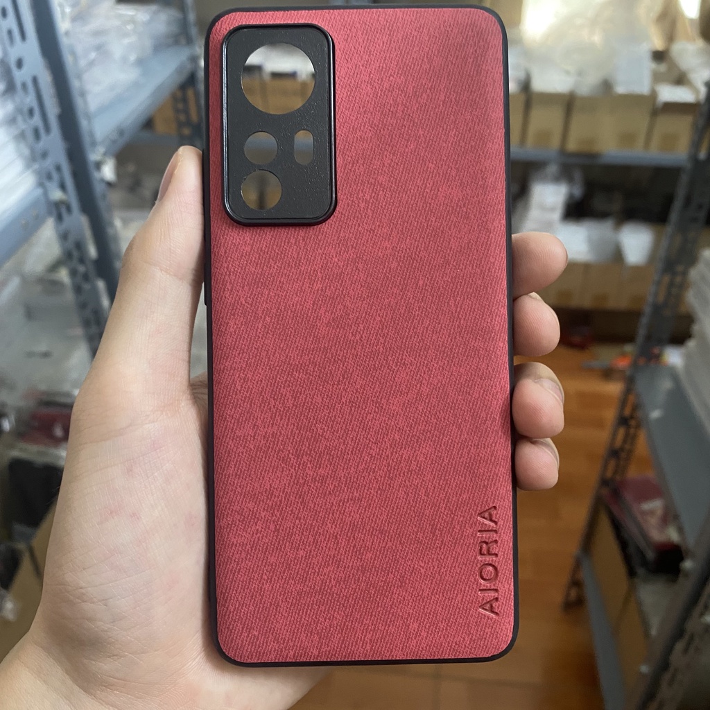 Ốp lưng AIORIA Xiaomi Mi 12 / 12S / 12X / 12 Pro / 12 Lite, Viền silicon, Mặt lưng da Pu viền TPU sang trọng
