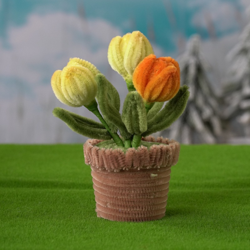 DIY Kẽm nhung làm hoa handmade