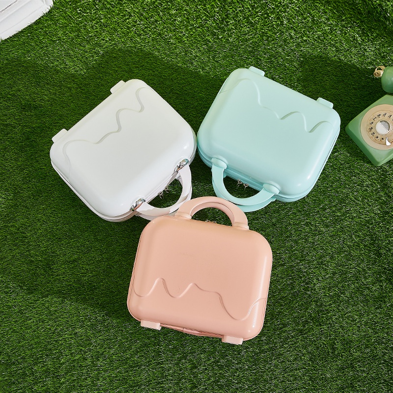 SHIHUI Vali mini SHIHUI 4 inch Hình Cây Kem Dễ Thương Cho Bé Gái
