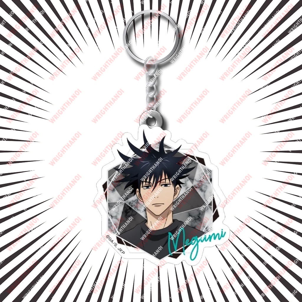 Móc khoá các nhân vật jujutsu kaisen gojo sukuna Suguru Geto Anime Manga Nhật Bản Phụ Kiện Trang Trí Túi xách Balo