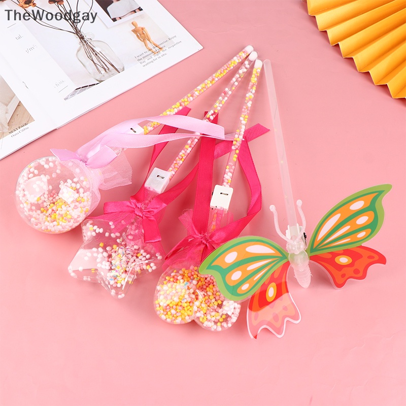 Thewoodgay 1 Gậy Phép Thuật Công Chúa Đũa Thần Phát Sáng Trong Bóng Tối Làm Quà Tặng Sinh Nhật Cho Bé Gái