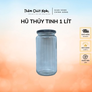 Hũ thuỷ tinh 1L Bình nuôi Scoby làm trà Kombucha 1000ml