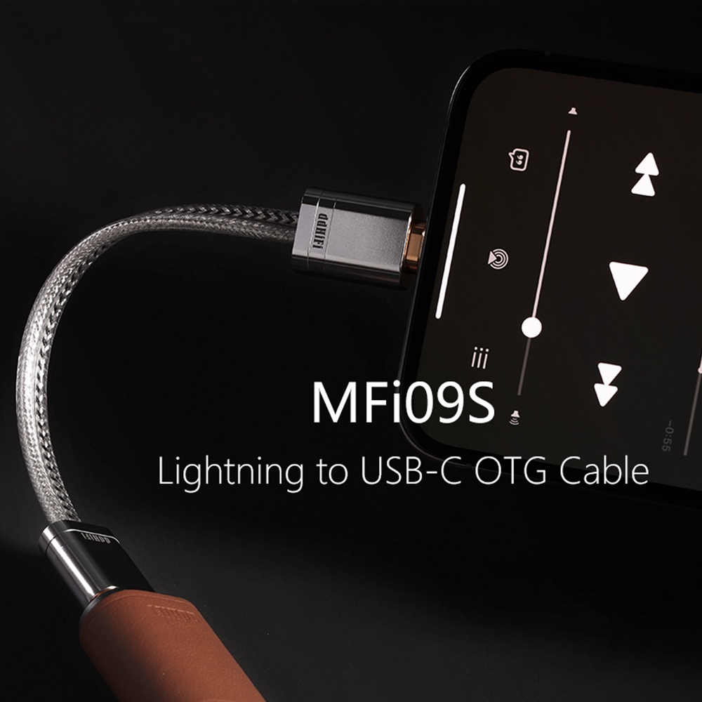 DD ddHiFi TC09S MFi09S Loại C/Light-ning đến Loại C Cáp OTG Độ tinh khiết cao Leeds Dây bạc tinh khiết và Dây đồng không oxy