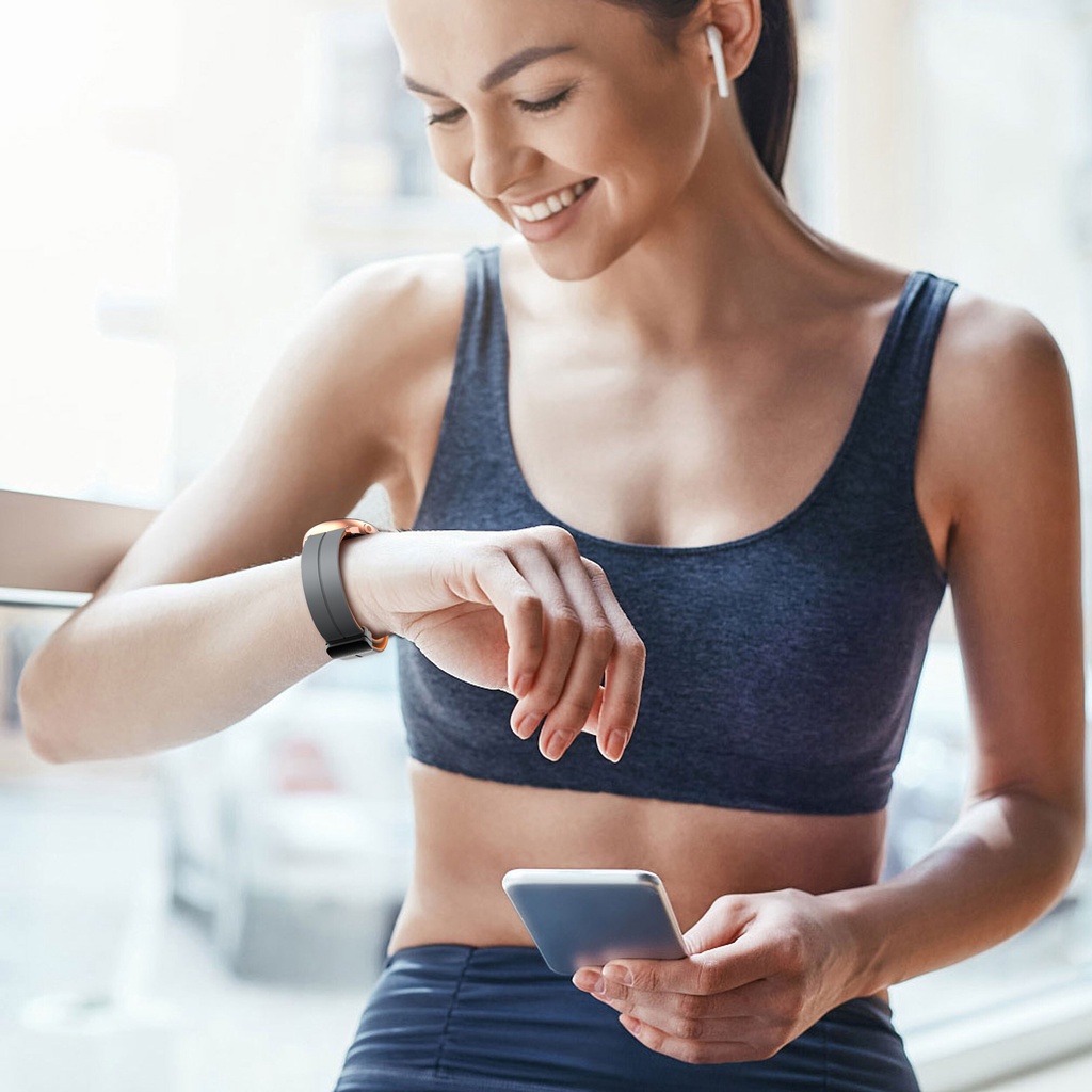 Dây Đeo silicone 20mm 22mm Cho Đồng Hồ Thông Minh samsung galaxy watch 6 / 5 / 4 / 3 galaxy gear 3