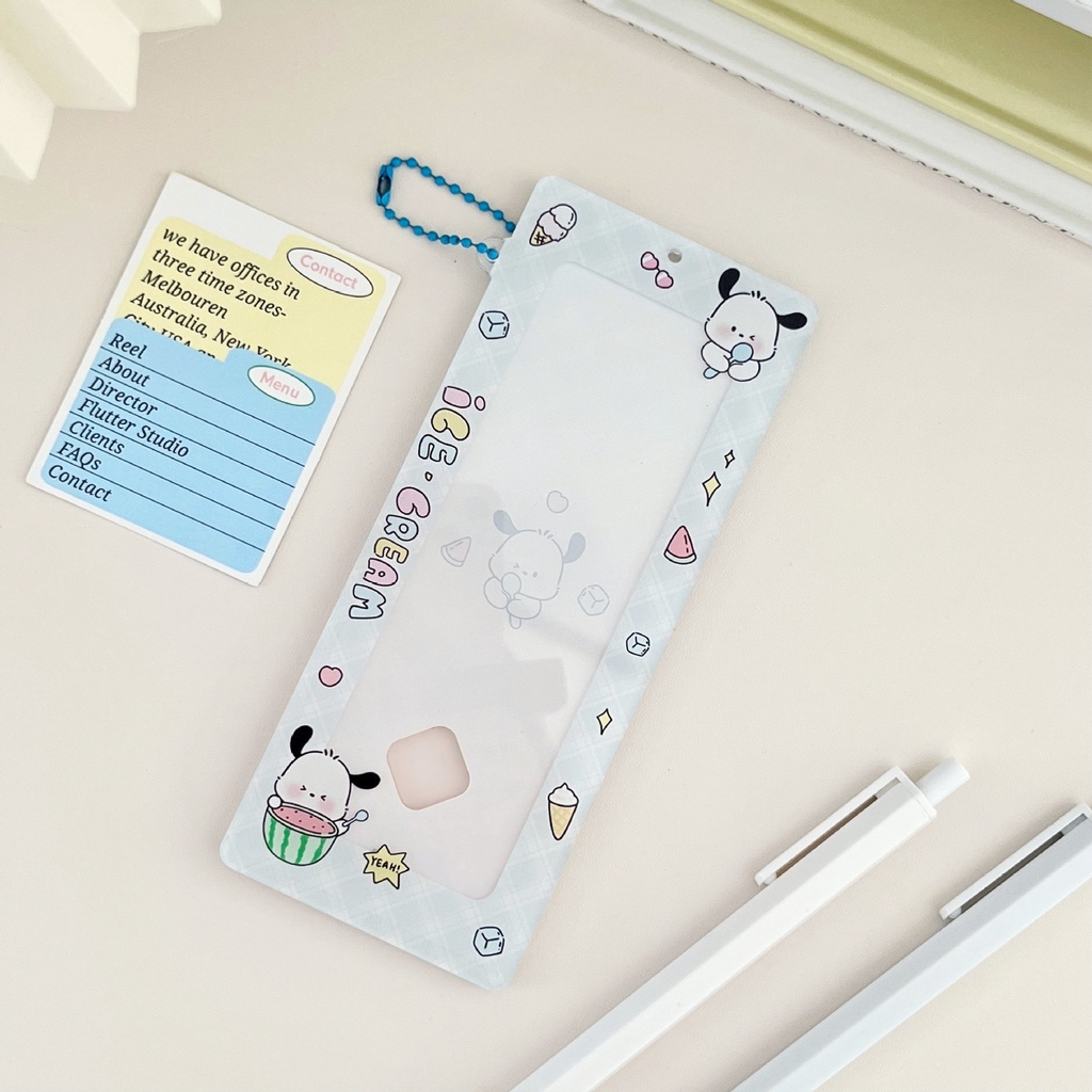 Dễ Thương Ví Đựng Thẻ idol Để Bàn Bằng acrylic Họa Tiết Chân Cún Đáng Yêu